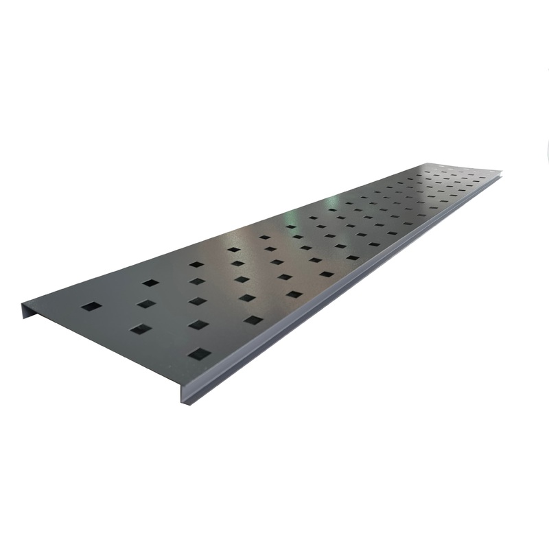 Satus Fence Square Holes Trellis Panel 1780x300mm – Merlin Grey | 22423120