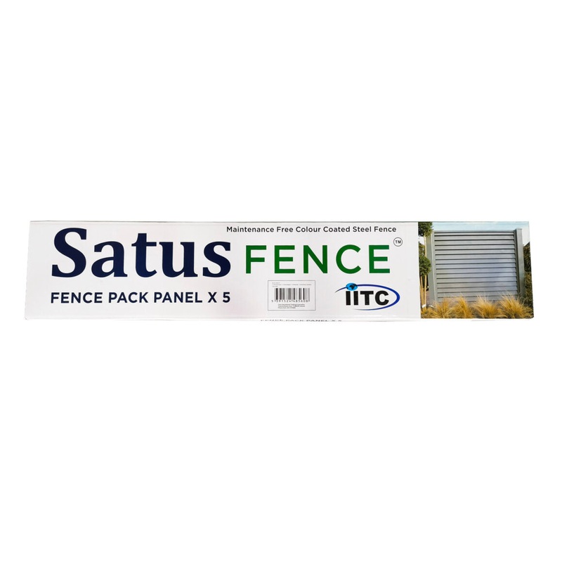 Satus Fence Standard Bullet Nose Fence Panel Pack 1800mm – Anthracite Grey | 22427110