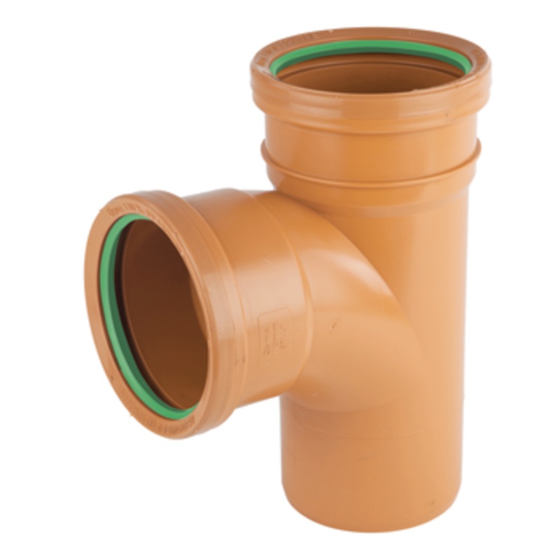 Wavin Sewer S/S Equal Junction 87.5 110mm | D4221