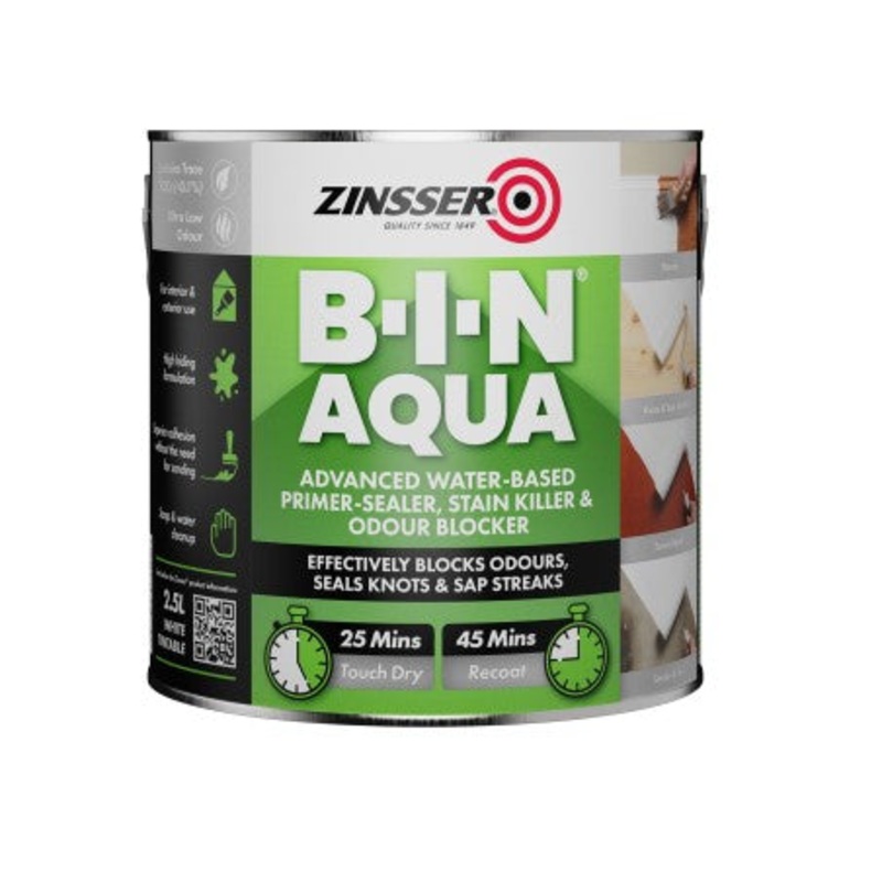 Zinsser B-I-N Aqua 2.5L | ZN615028