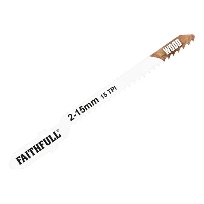 Faithfull Jigsaw Blades Wood T119BO (Pack of 5) | FAIJBT119BO