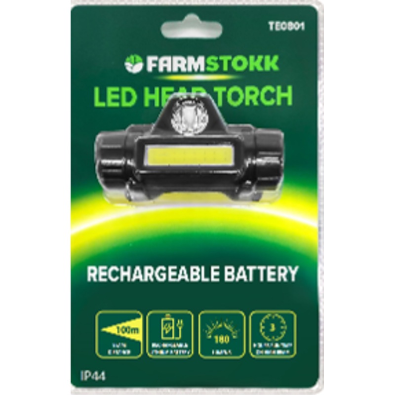 Rechargeable LED Head Torch | TE0801