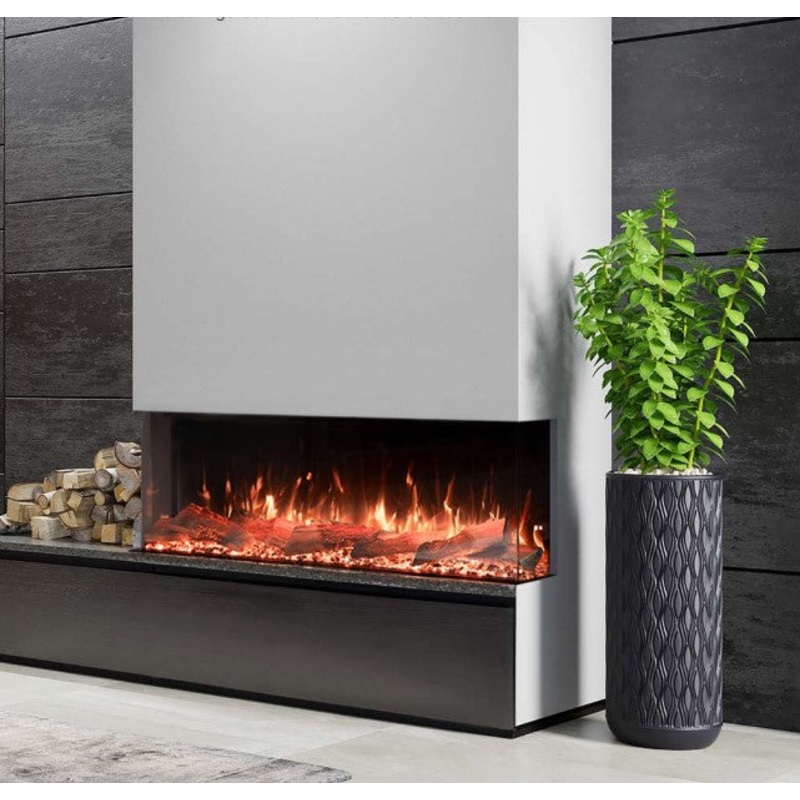 Elcofire Sol 1600 3 Sided Electric Fire | EFS1600