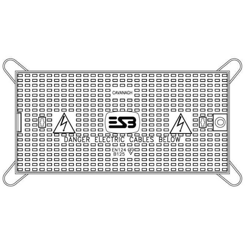 Esb Zebra Vc1 B15 Cover & Frame 765×315 Mm | 716002