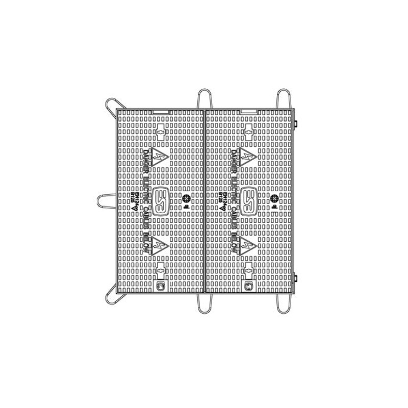 Esb Zebra Vc2 B125 Cover & Frame 765×720 Mm | 716004