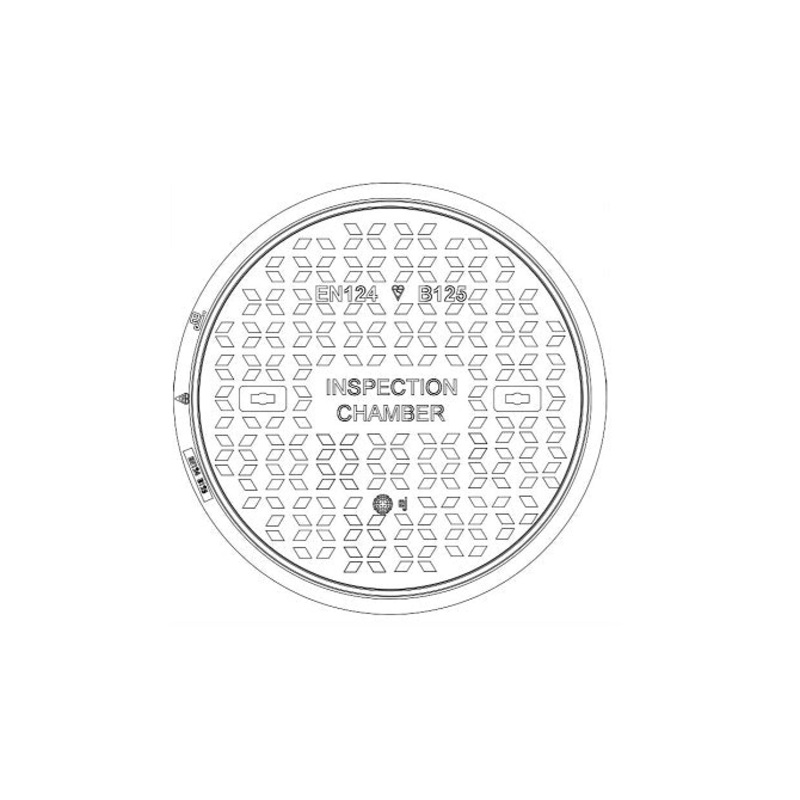 Inspection B125 Cover & Frame 450 Mm Dia | 710250