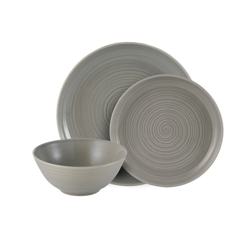 Mason Cash William Mason Grey 12pc Dinner Set M/O | 2001.878