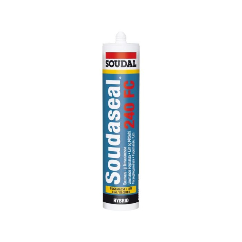 Soudal 240FC Bonding And Sealant Grey 290ml | 105027