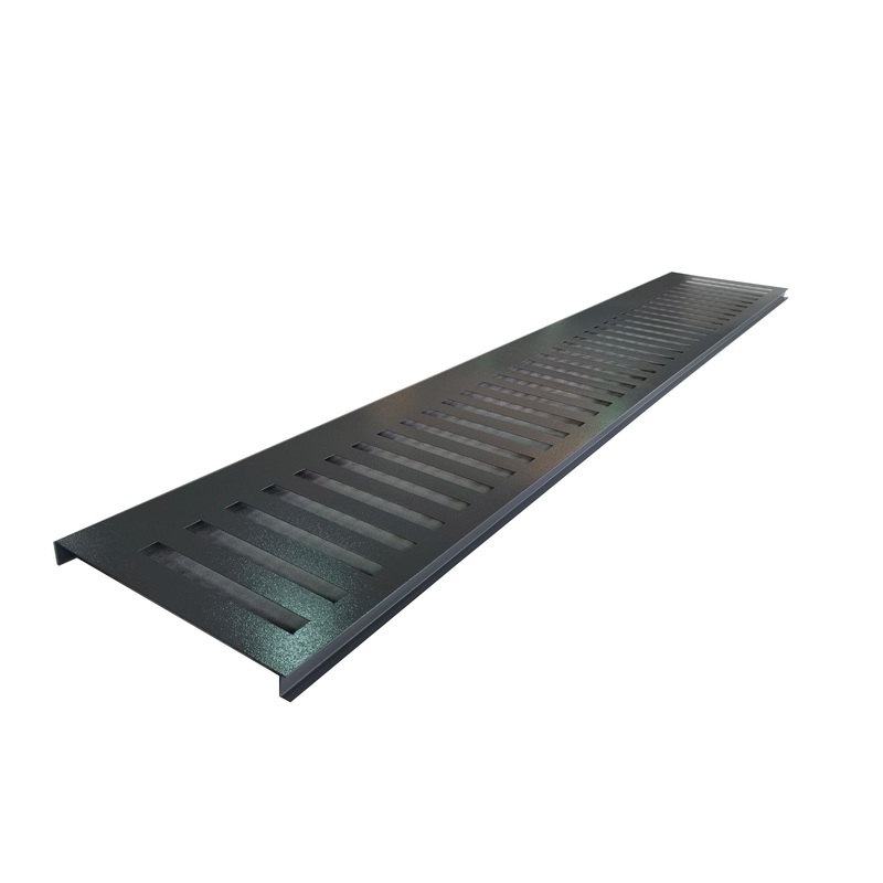 Satus Fence Vertical Lines Gate Trellis Panel 900mm Anthracite Grey | 22428120
