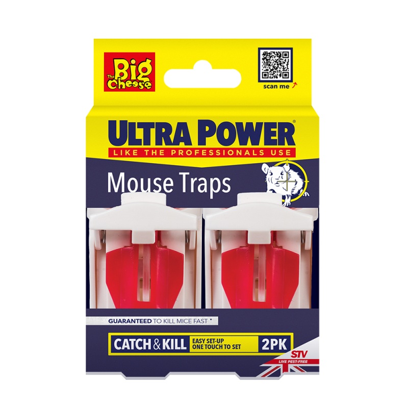 Big Cheese Ultra Power Mouse Trap 2pk | STV148