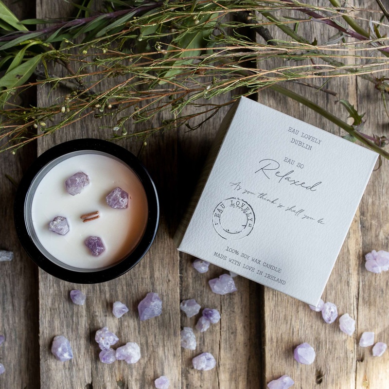 Eau So Relaxed Candle – Amethyst | EL-REL-AMBER