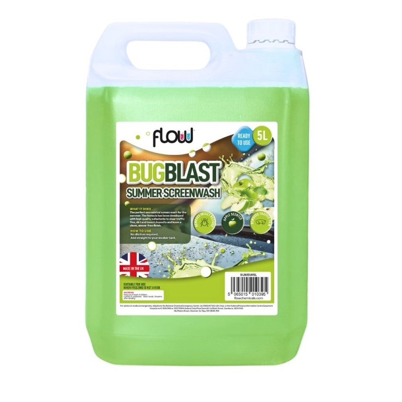 Flow Bug Blast Apple Scented Screen Wash 5lt | SUMSW5L
