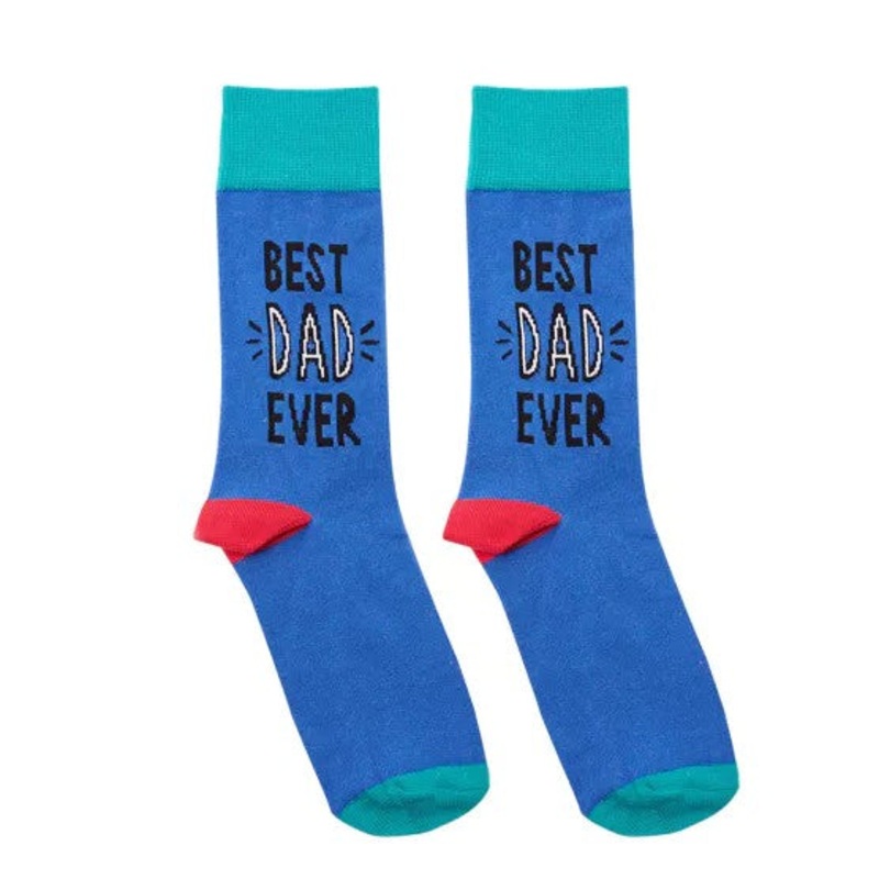 Hullabaloo Mens Socks – Best Dad Ever | HB160D