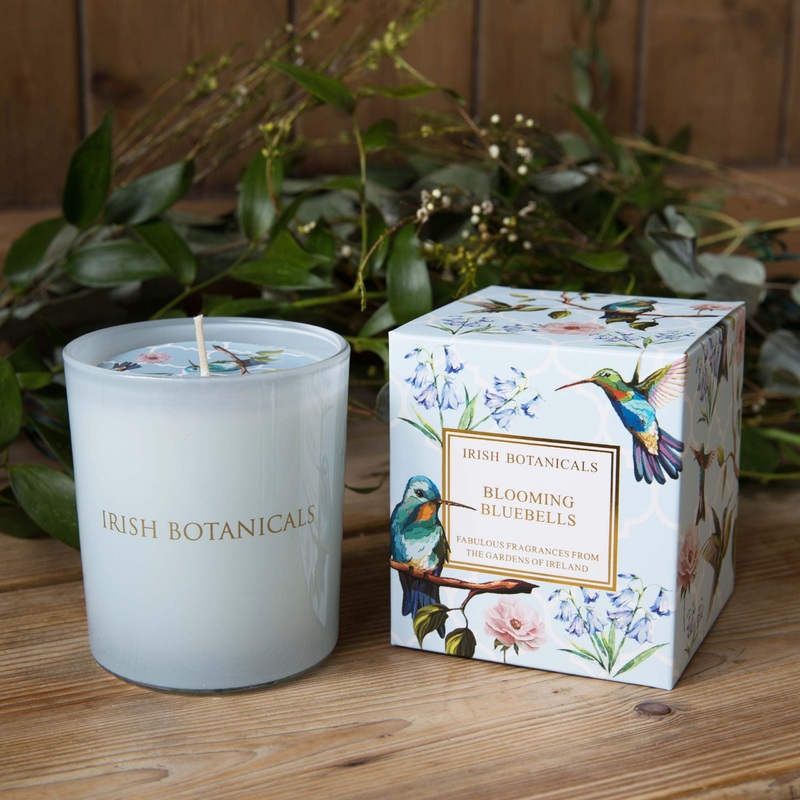 Irish Botanicals Blooming Bluebells Candle | IB-BLUE89