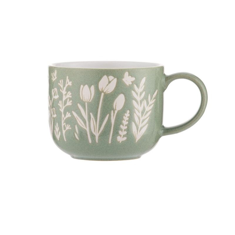 Mason Cash In The Meadow Green Tulip Mug 400ml | 2002.170