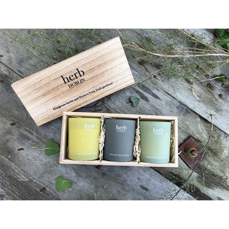 Trio Wood Set – Buttercup Lemongrass Peppermint | HB-TRIO-BLP