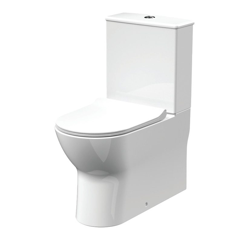 Dia Fully Shrouded Rimless Toilet Complete | DFSPCSUC