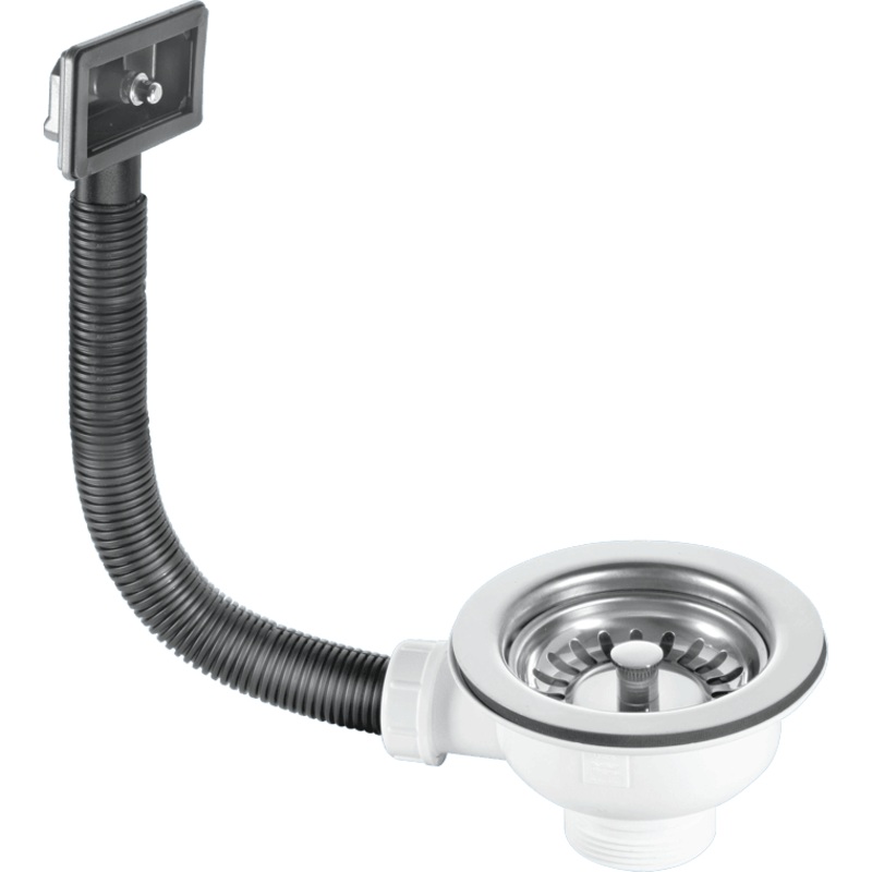 Basket Strainer Waste and Overflow  Rectangular Overflow