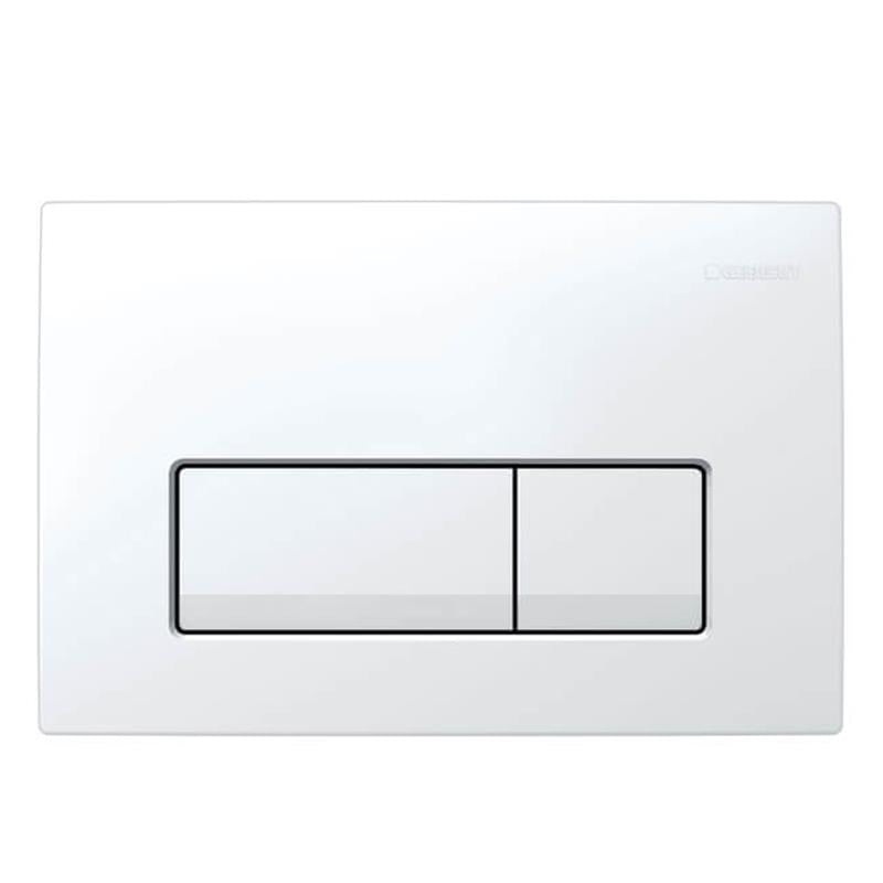 Geberit Delta50 Dual Flush Plate – Alpine White