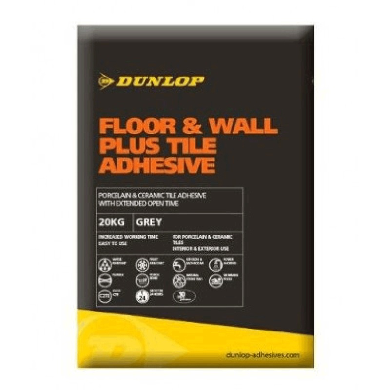 Dunlop CF-24 Slow Set Plus Tile Adhesive White – 20kg