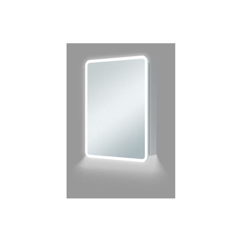 Ekari 500mm 1 Door LED Mirrored Cabinet