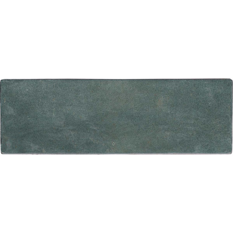Sahn Green Decor Wall Tile 6.5x20cm Matte
