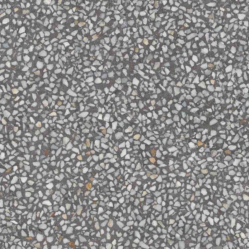 Vives Portofino-R Grafito Terrazzo Effect Porcelain Tile 59x59cm Matt