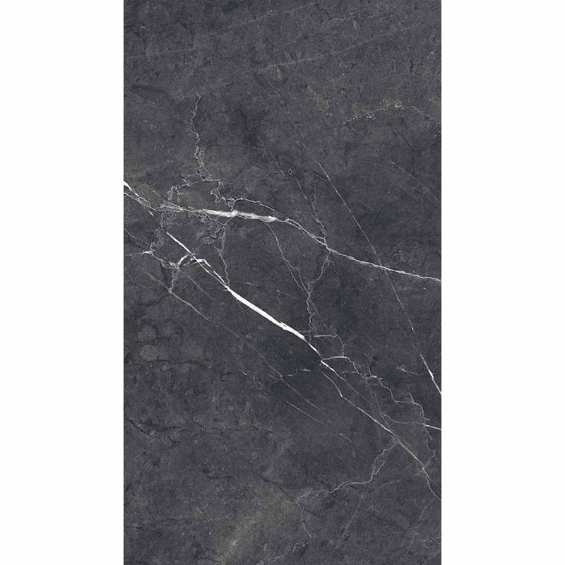Chester Nero Marquina Marble Effect Porcelain Tile 30x60cm Matt