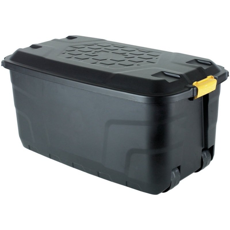 Heavy Duty Storage Trunk on Wheels 145ltr