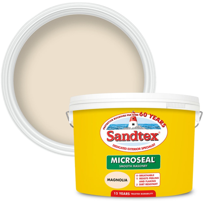 SANDTEX MASONARY PAINT MAGNOLIA 10ltr
