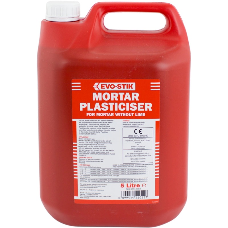 EVO-STIK MORTAR  PLASTICISER 5LT