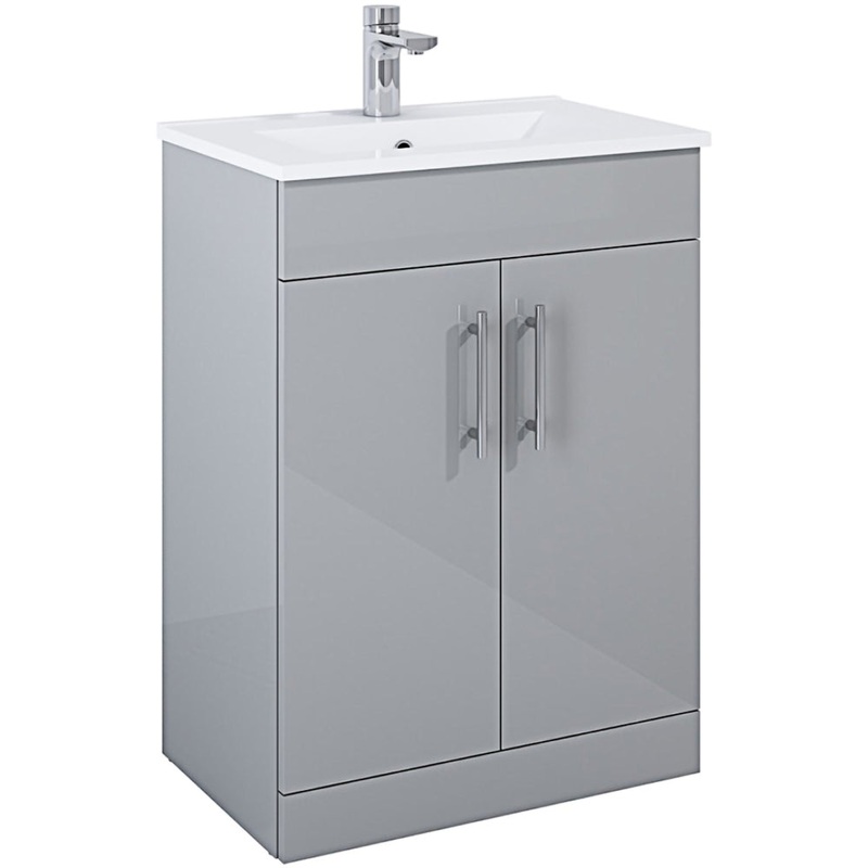 Belmont Square 60cm 2 Door Light Grey