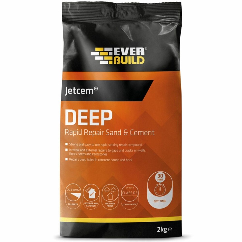 JETCEM RAPID DEEP REPAIR SAND& CEMENT 2KG BAG