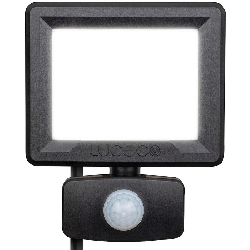 Luceco Slimline LED Floodlight with PIR 20w