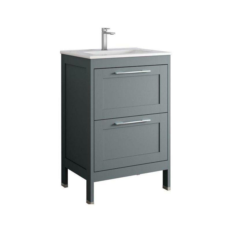 Corey 60cm 2 Drawer Floor Standing Unit Matt