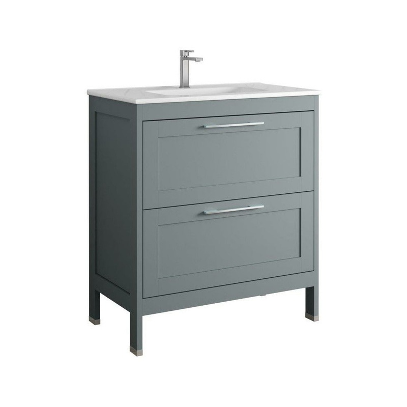 Corey 80cm 2 Drawer Floor Standing Unit Matt