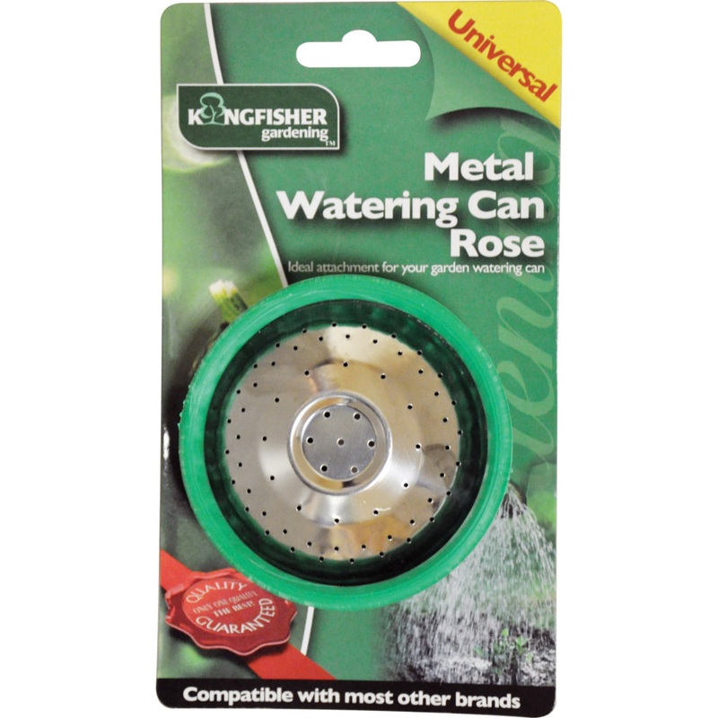 METAL  WATERING CAN ROSE