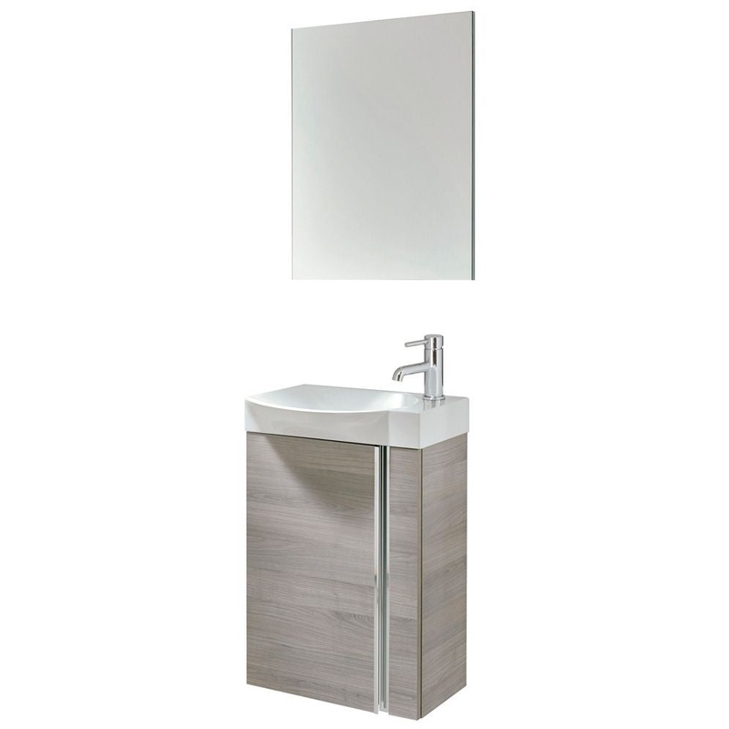 Prague 45cm Sandy Grey Wall Hung Vanity