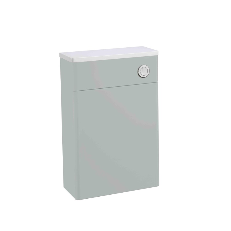 560mm Curve Fronted Back to Wall Unit – Light
