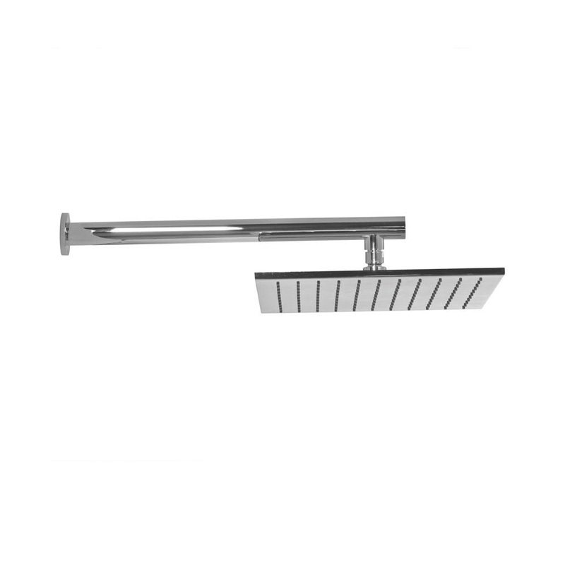 Arva Square 250 shower head &440 wall sh