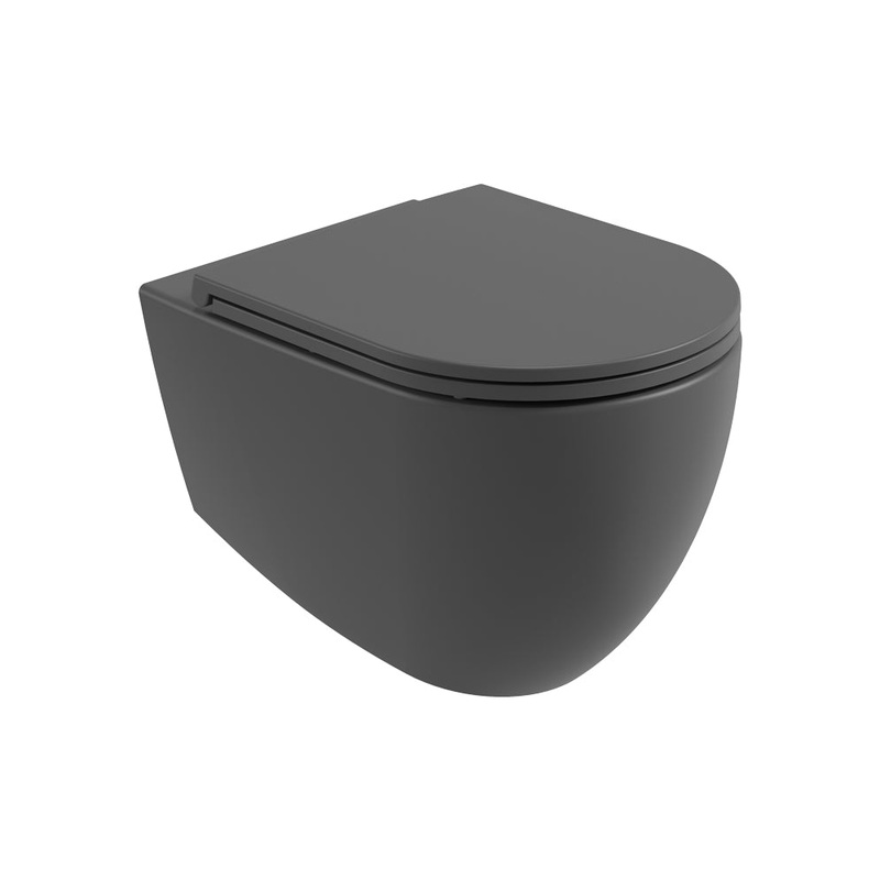 Avanti Wall Hung Rimless WC & Seat – Cha