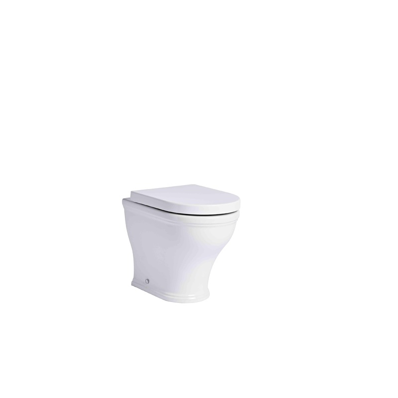 490mm Langford Back to Wall Pan – White
