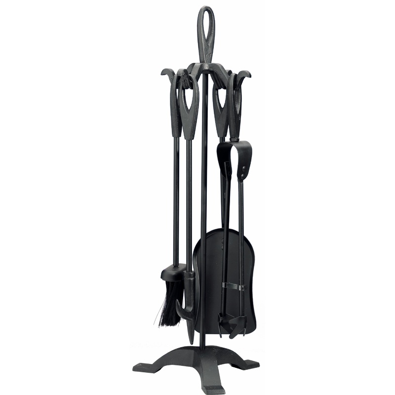 CASTLE LIVING 5 PCE BLACK COMPANION SET