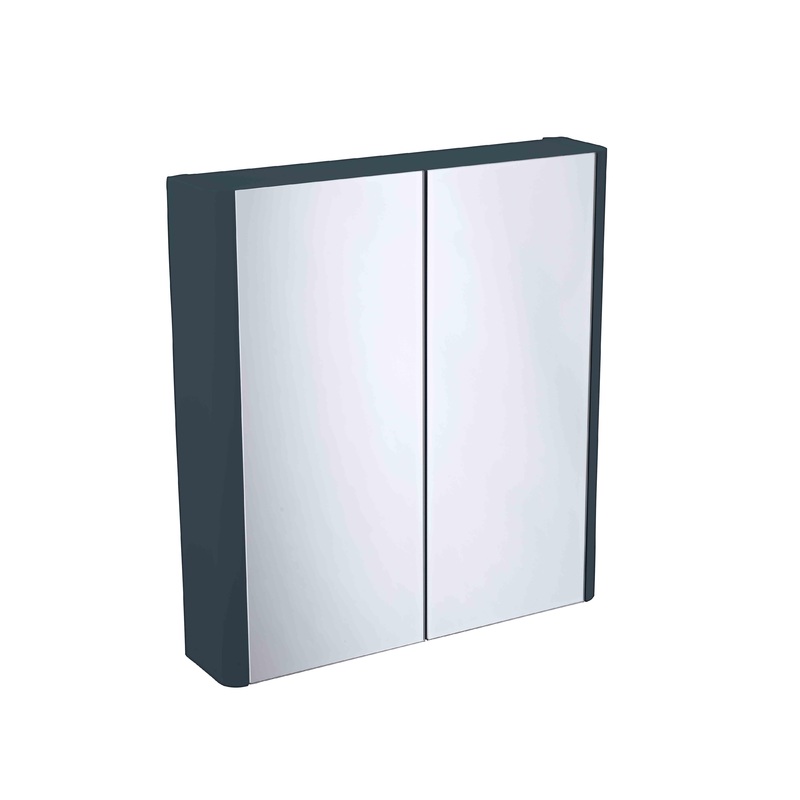 Contour Double Cabinet – Dark Blue
