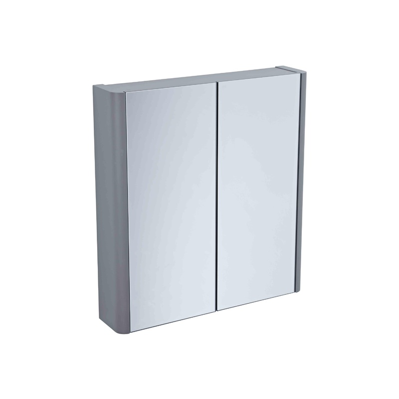 Contour Double Cabinet – Stone Grey