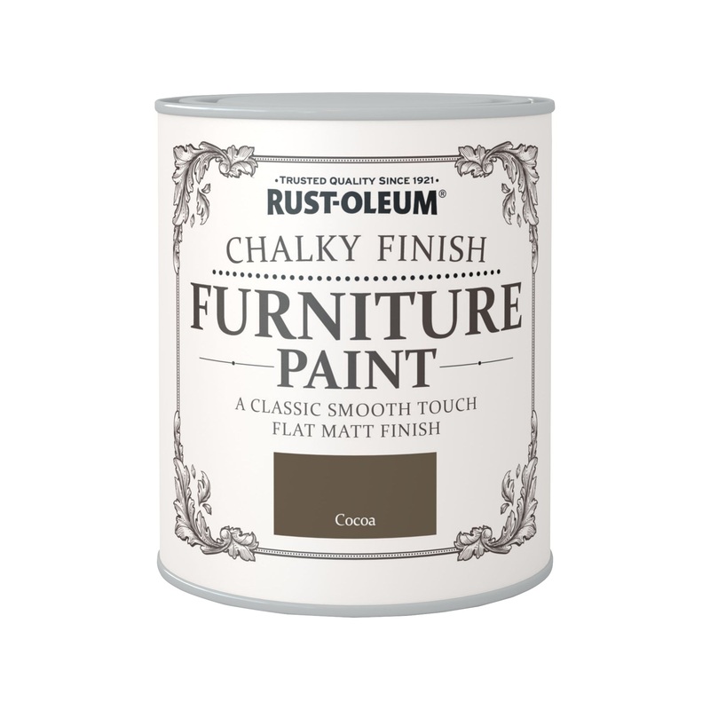 RUSTOLEUM CHALKY PAINT 750ML COCOA