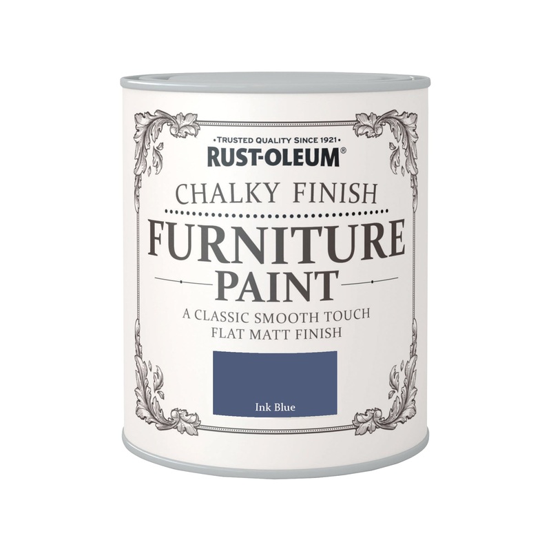 RUSTOLEUM CHALKY PAINT INK BLUE 750ML