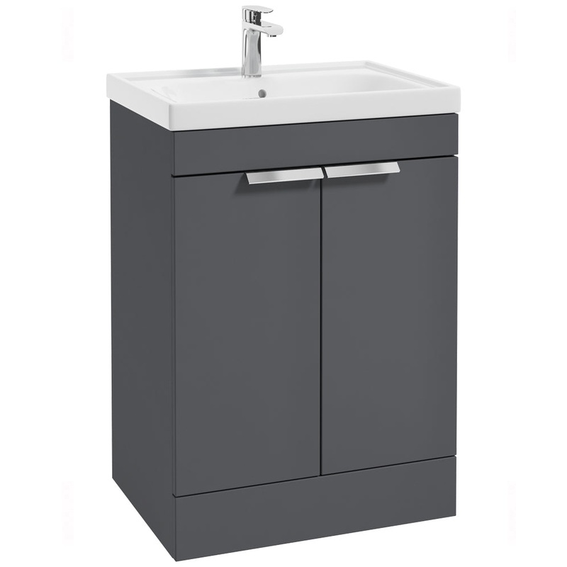 Stockholm Midnight Grey Matt 60cm 2 Door