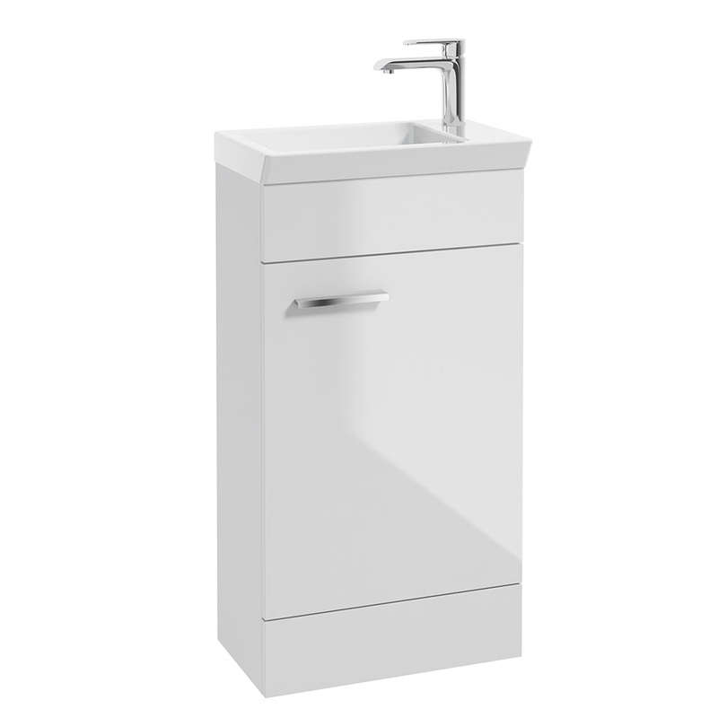 Charm Gloss White 45cm Floor Standing Va