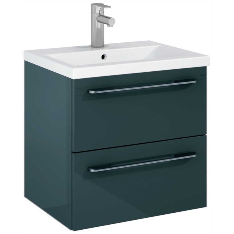 Otto Plus Gloss Grey 50cm 2 Drawer Wall